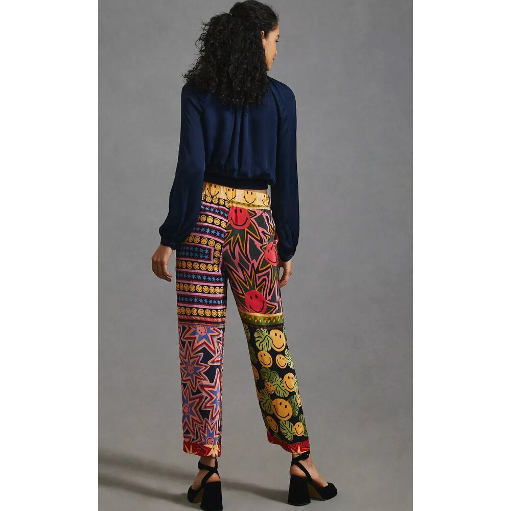 Colorful Patchwork Pants - Smiley & Farm Rio Multicolor - Picture 4 of 16